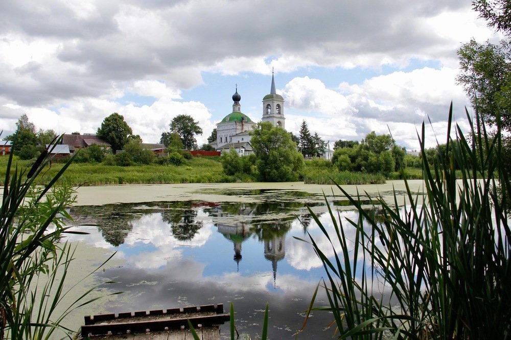 Near the pond: meditations and enjoying the surrounding beauty
