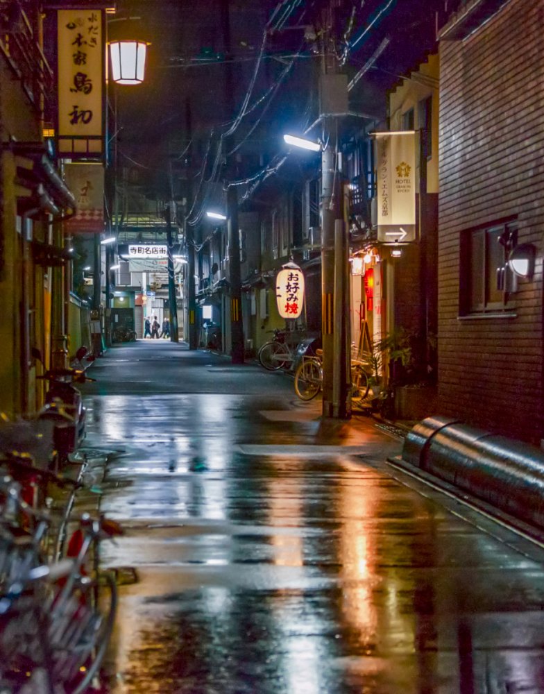 Киото ночью