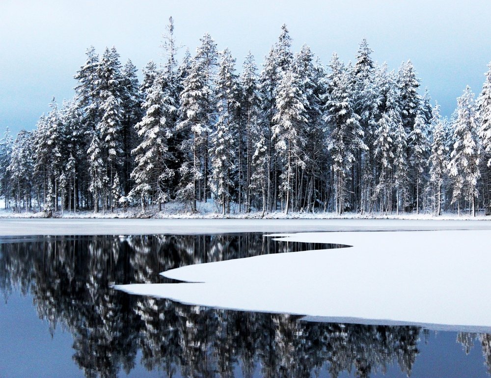 Зимнее отражение