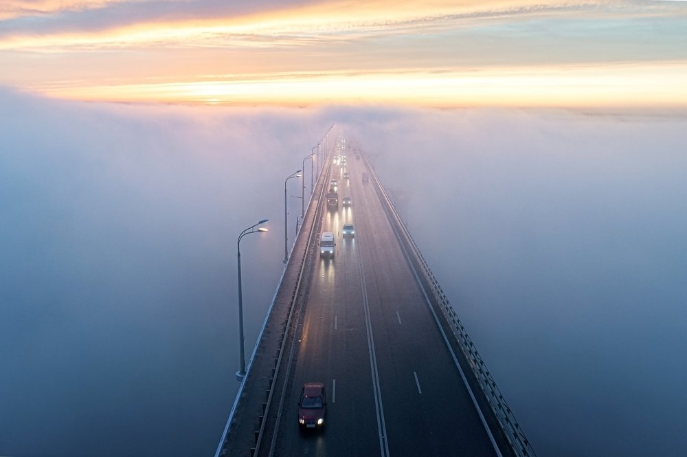 Мост в тумане