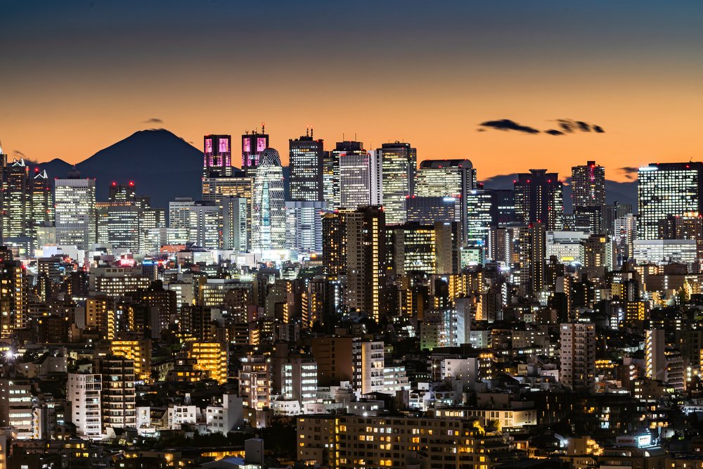 Mt Fuji watching over Tokyo