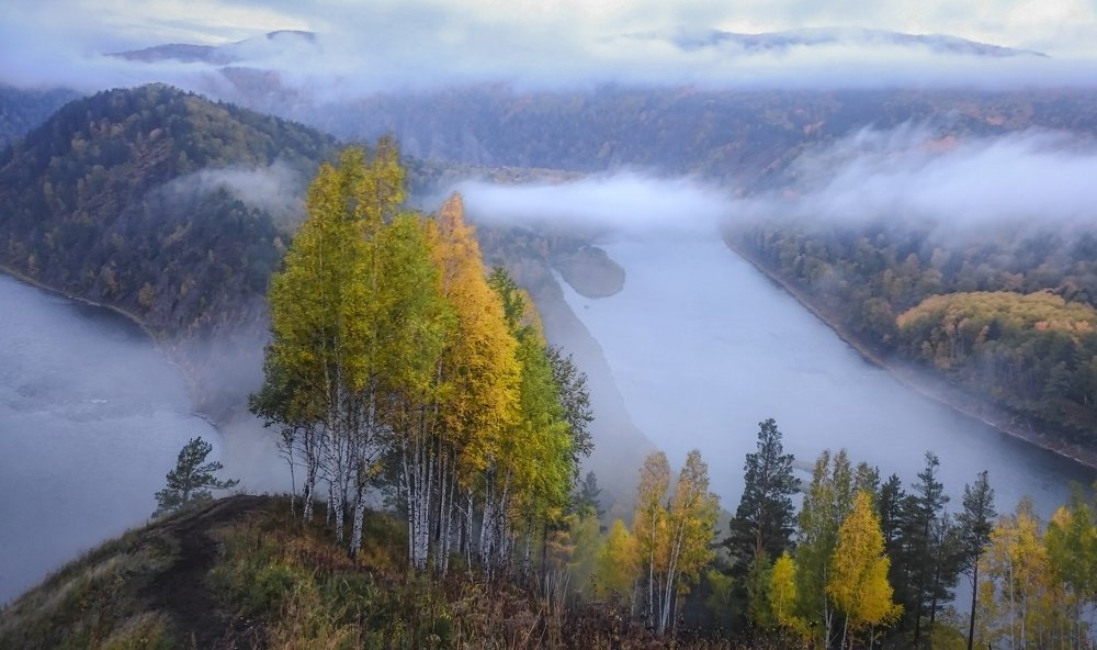 Туманы реки Маны.