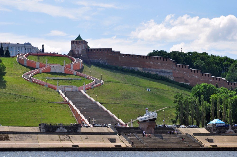 Чкаловская лестница.