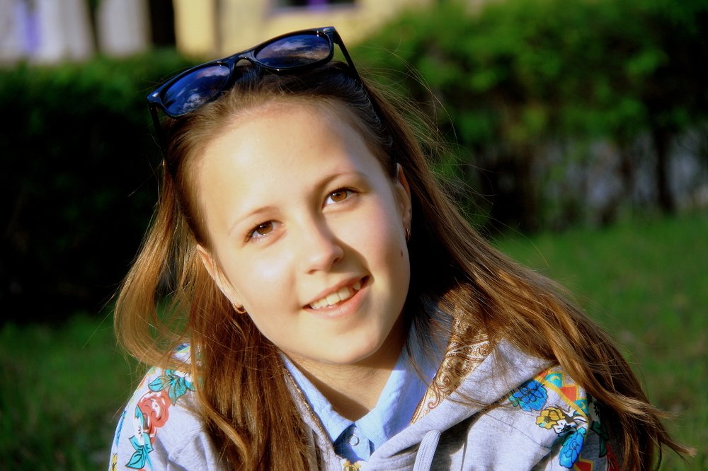 На прогулке