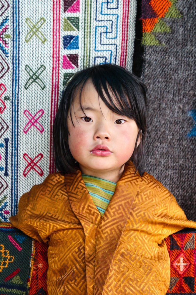 Little Bhutanese girl