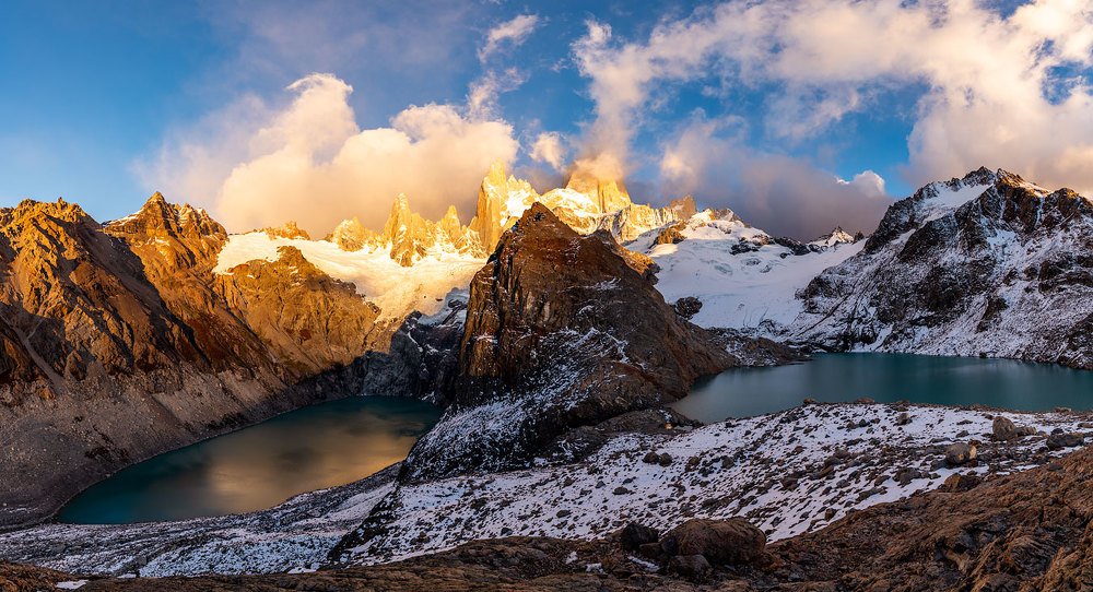 Гора Фитц-Рой в осеннюю пору
