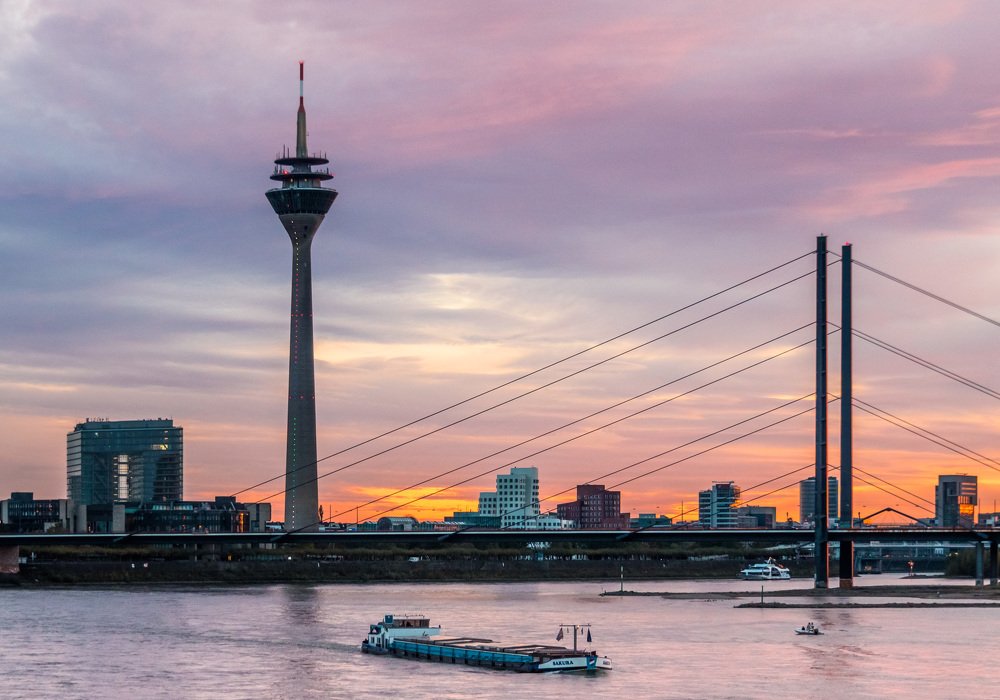 Закат над Рейном