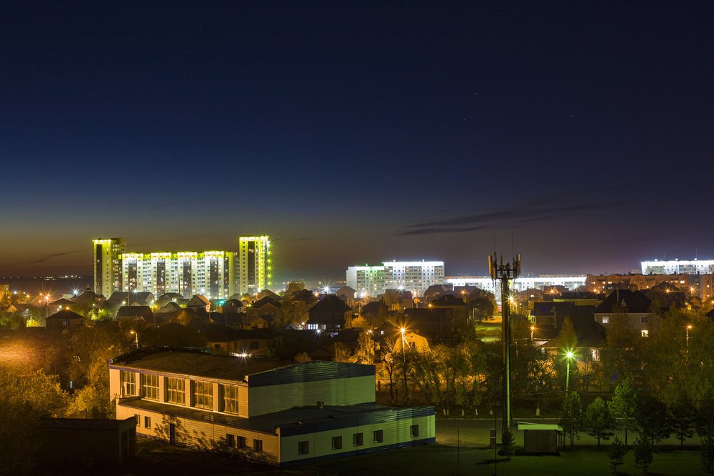 Огни ночного города