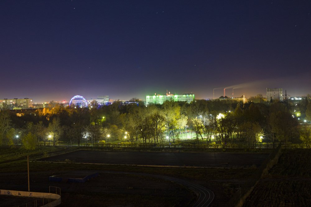 Пустой ночной город