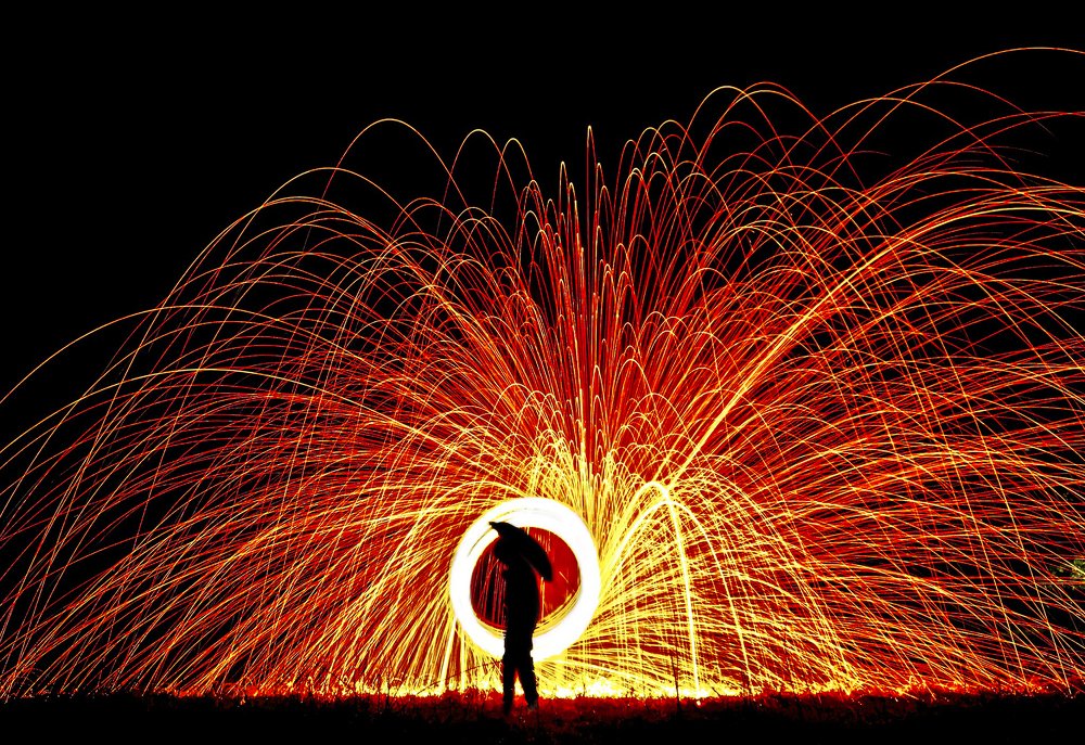 Fire rain