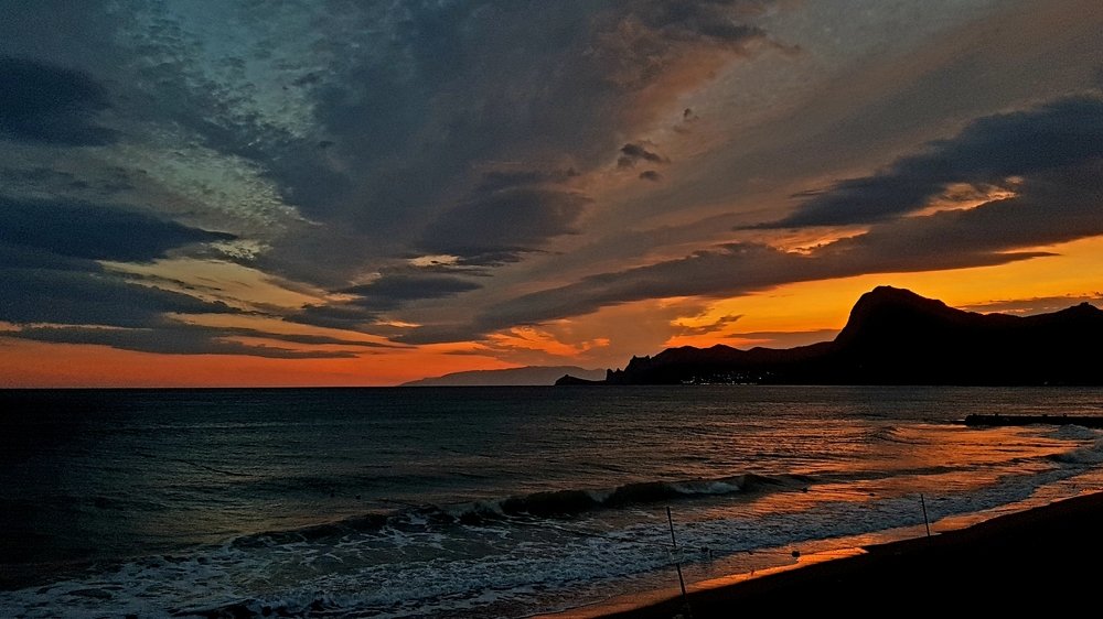 На закате дня