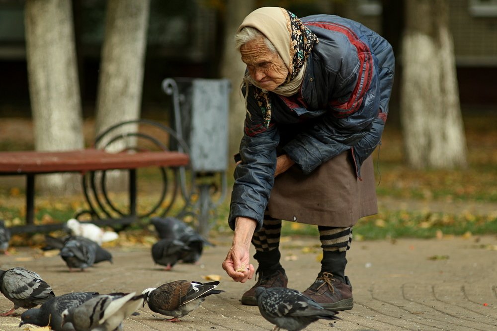 Одинокая старость. Lonely old age