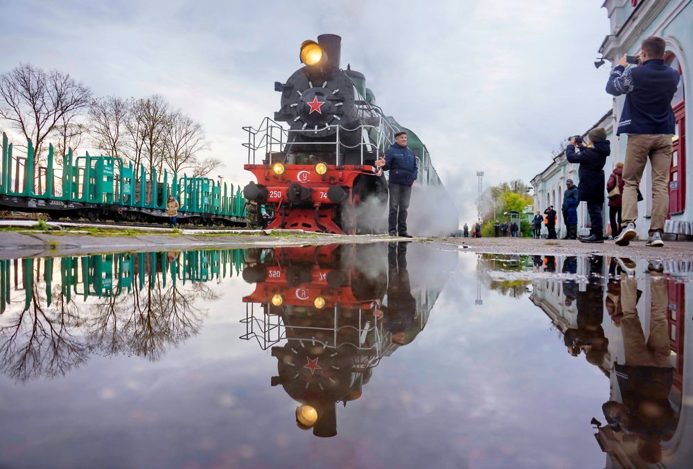 Ретро-паровоз "Селигер"