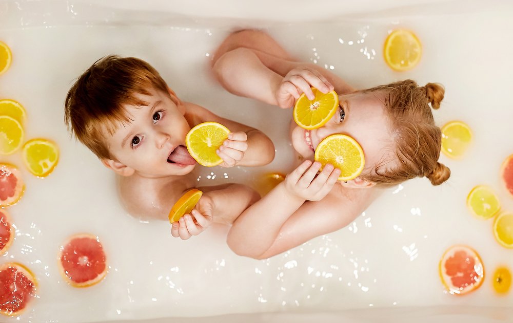 Апельсинки в молоке