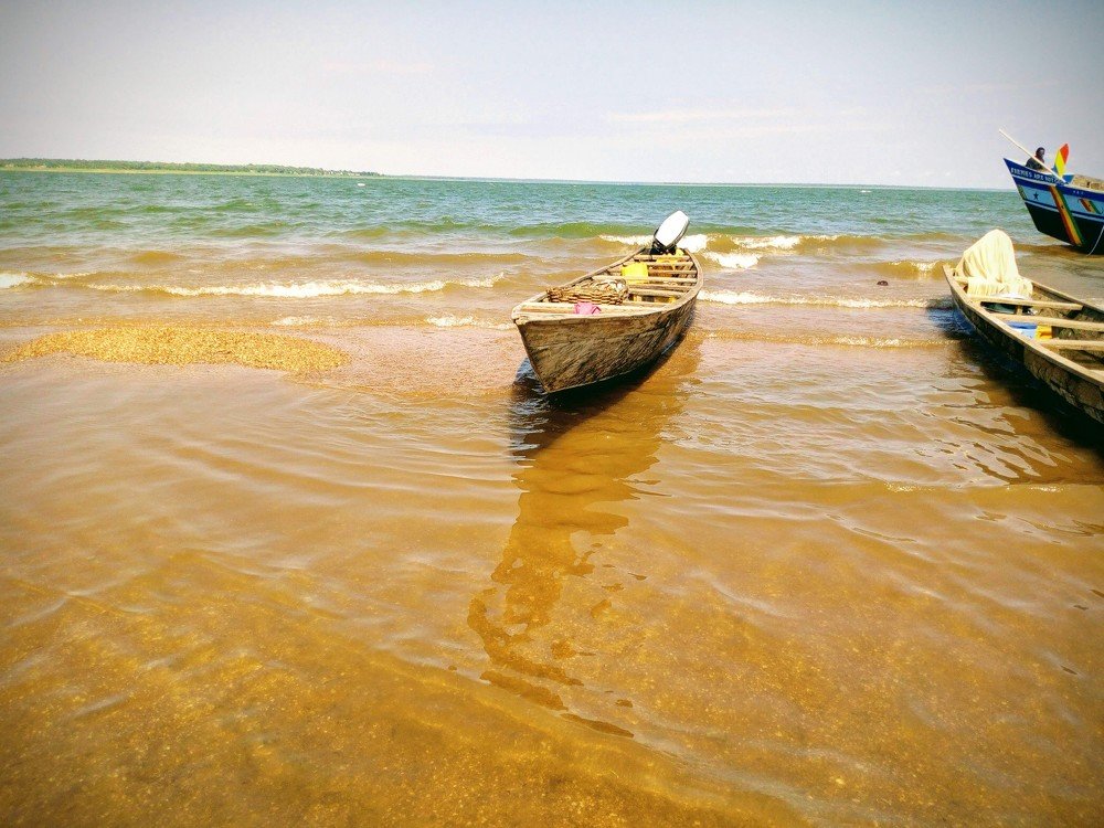 Boat on Volta Lake