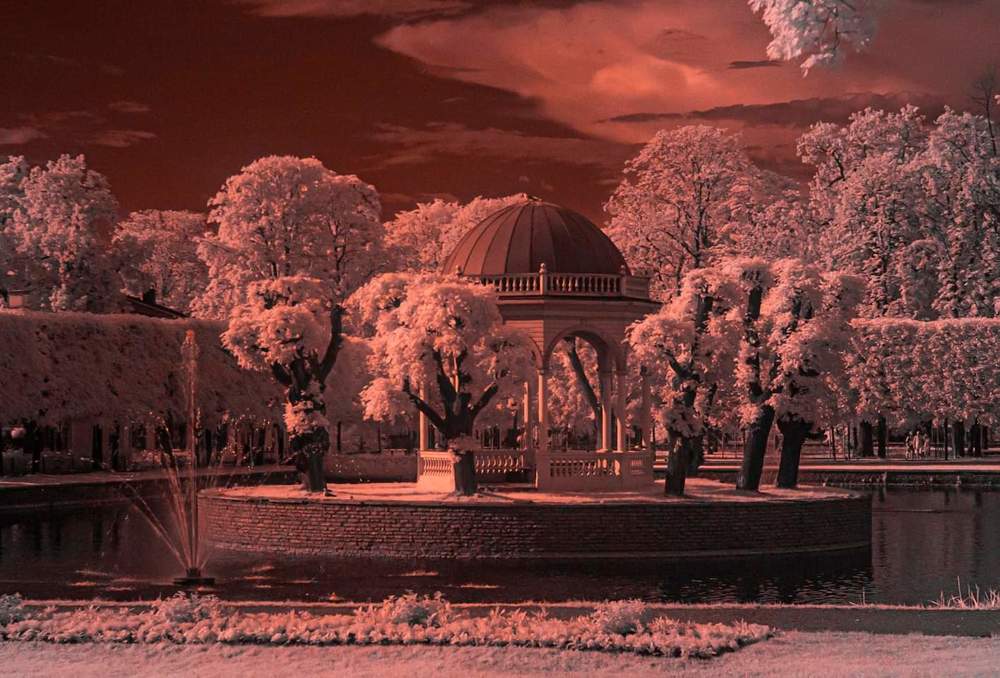 Инфракрасный Кадриорг летом