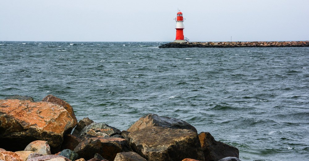 маяк в городе Ростоке.