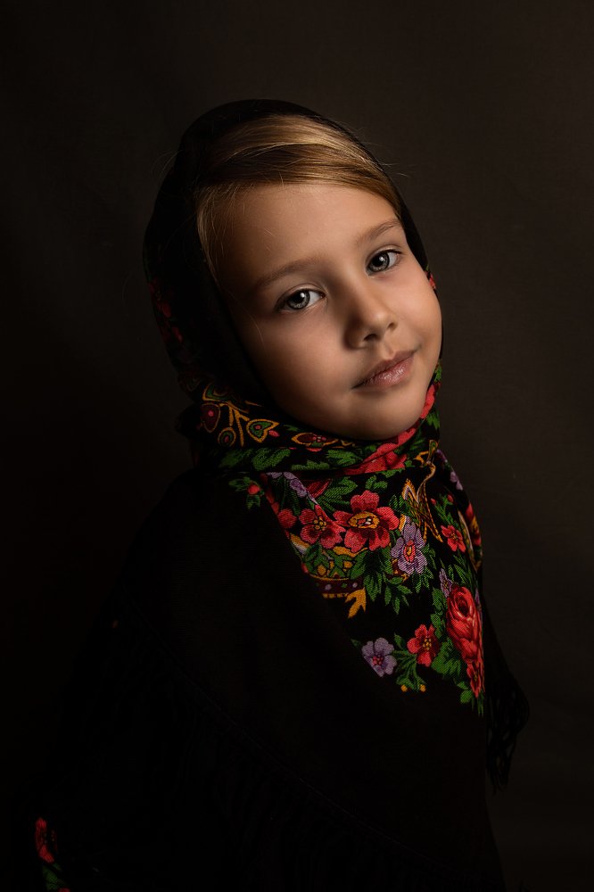 Russian beauty - little girl portrait