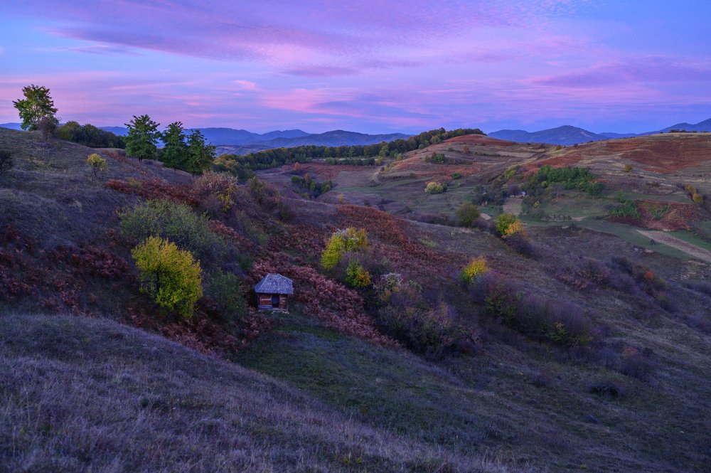 Autumn evening in The Land of Lapus/Romania