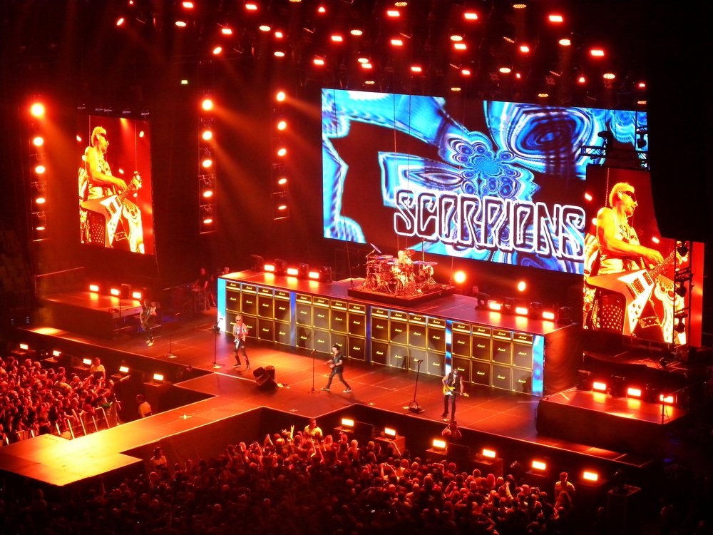 Концерт Скорпионс в Питере
