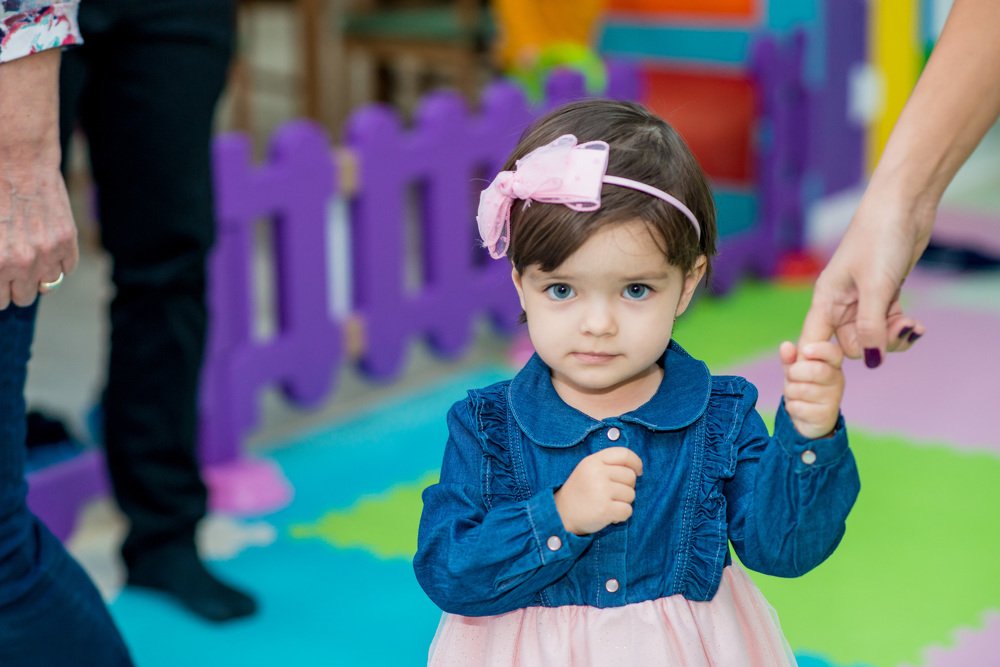 Little princess with blue eyes