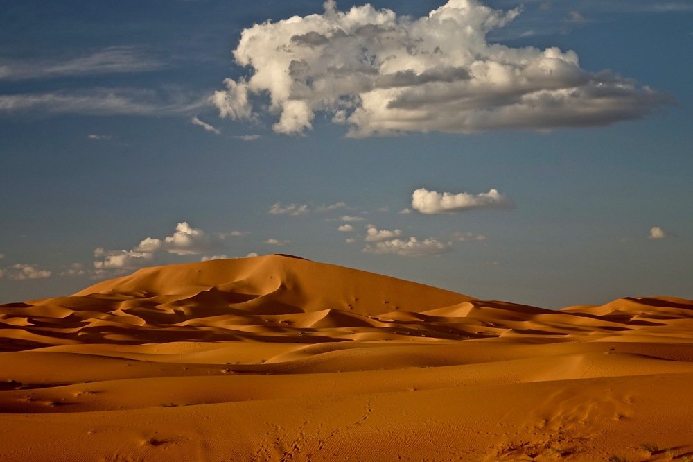 Дюны и облака