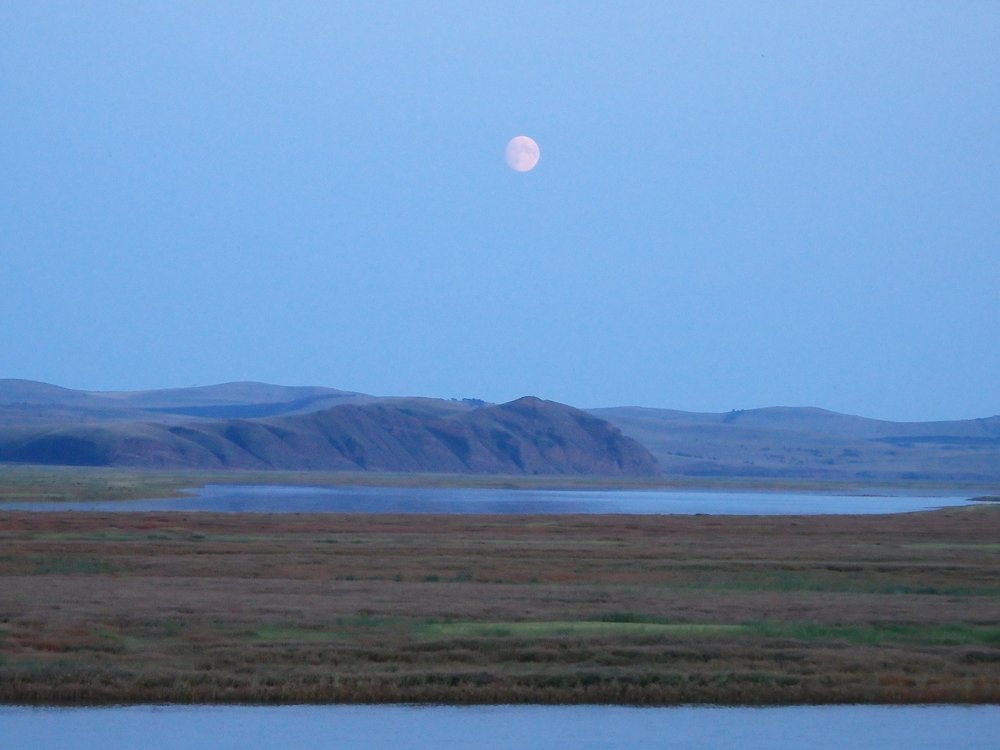 Полнолуние над Енисеем