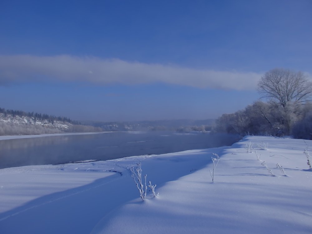 Река Томь в районе поселка Боровково
