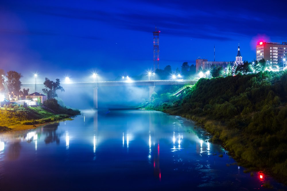 городские огни