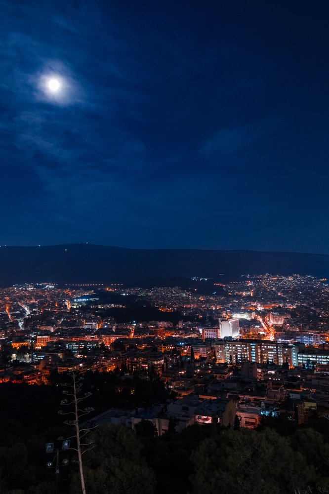 Athens by night