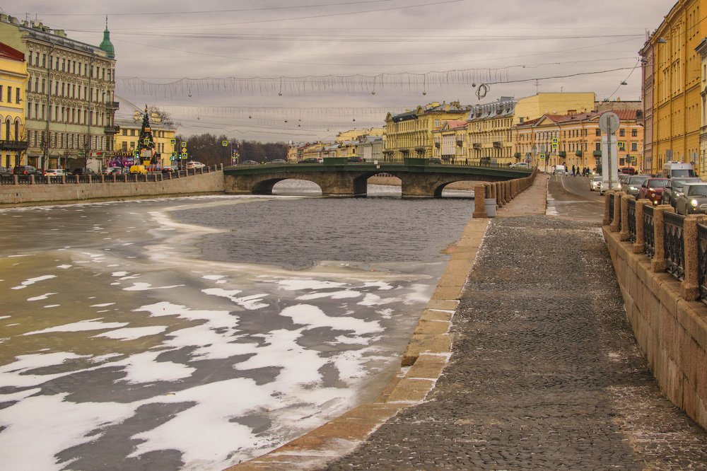 Зимой на Фонтанке