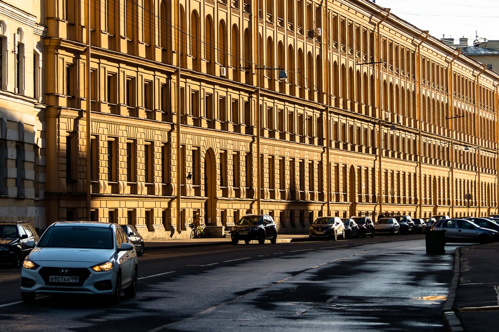 В утренних лучах