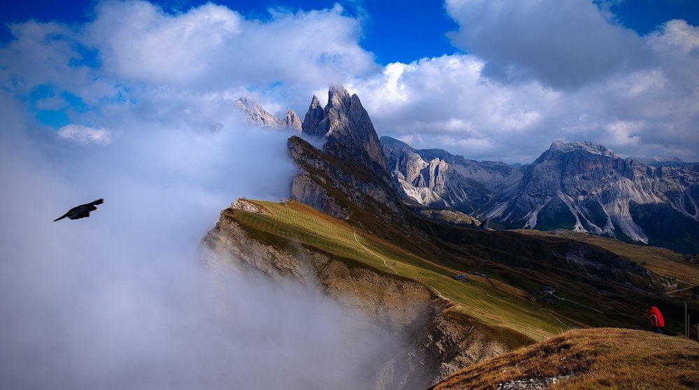 On an inclined surface