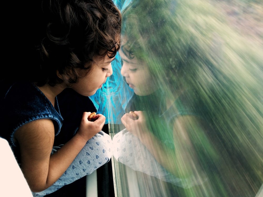 Reflection of innocence