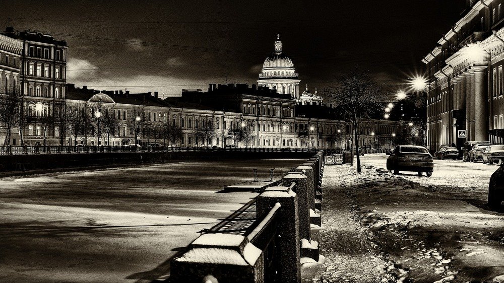 St. Petersburg, Moika Embankment, evening 1