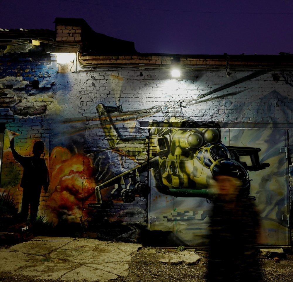 Art space with cast.