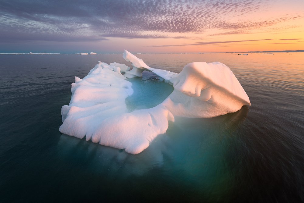 Iceberg Sunset