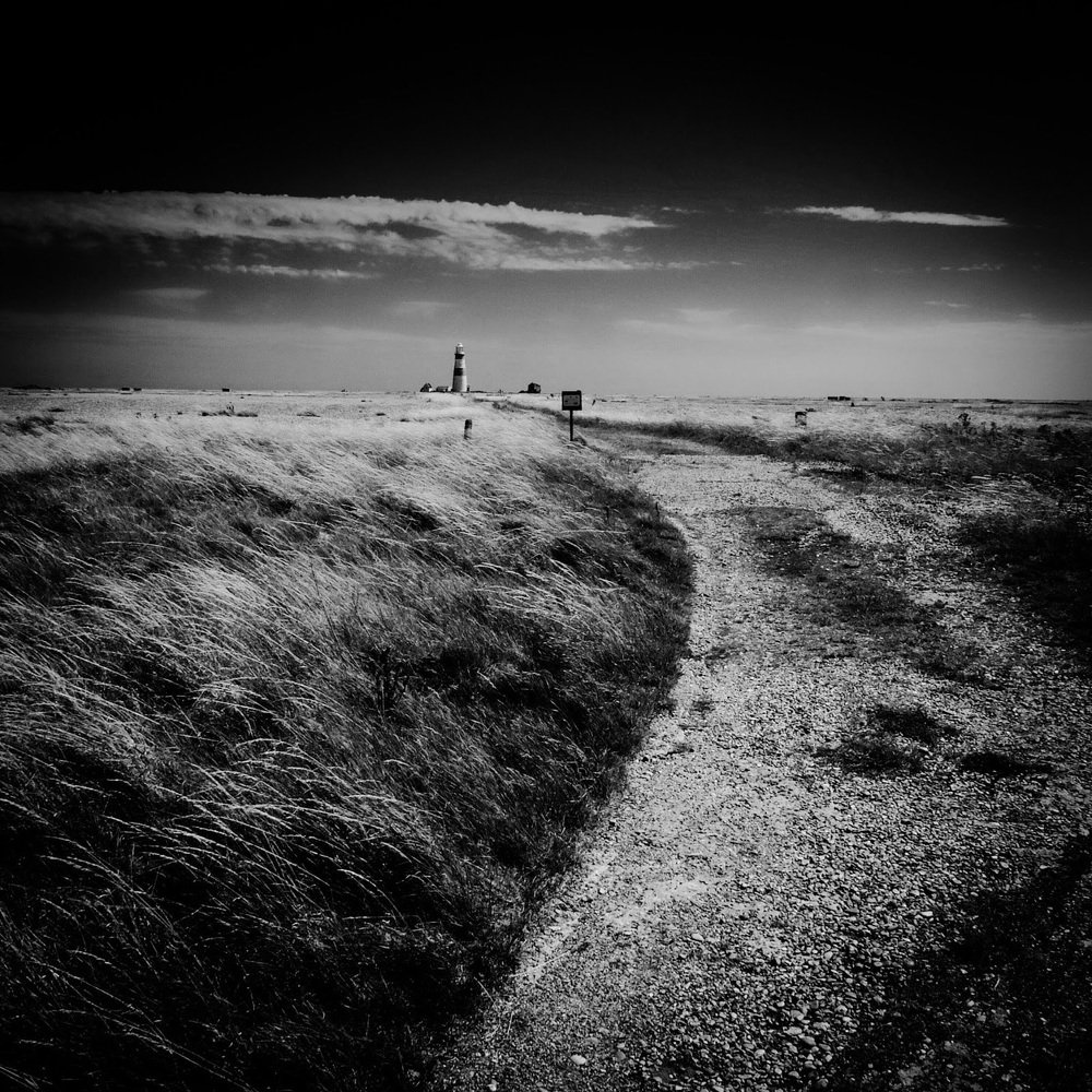 Orford Ness Lighthouse.