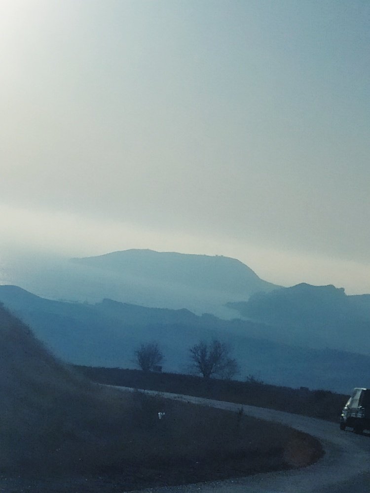 Дорога в Орджоникидзе.