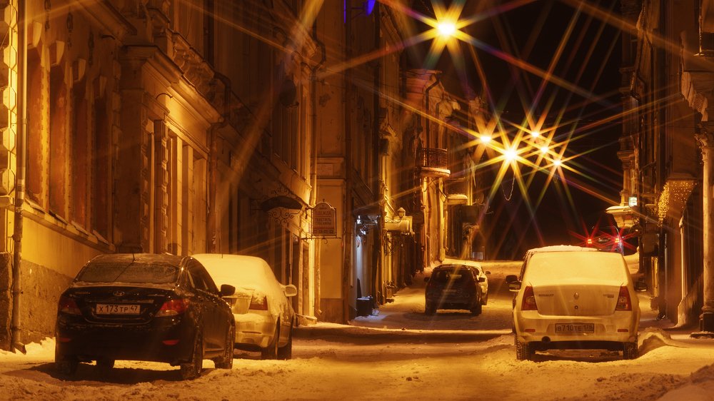 Ночной Выборг