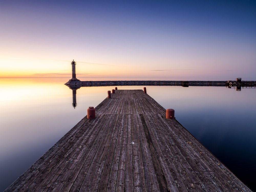 маяк вуохенсало на берегу ладожского озера