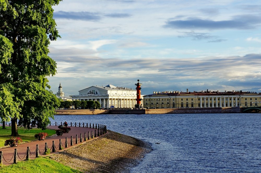 Вид на Васильевский остров