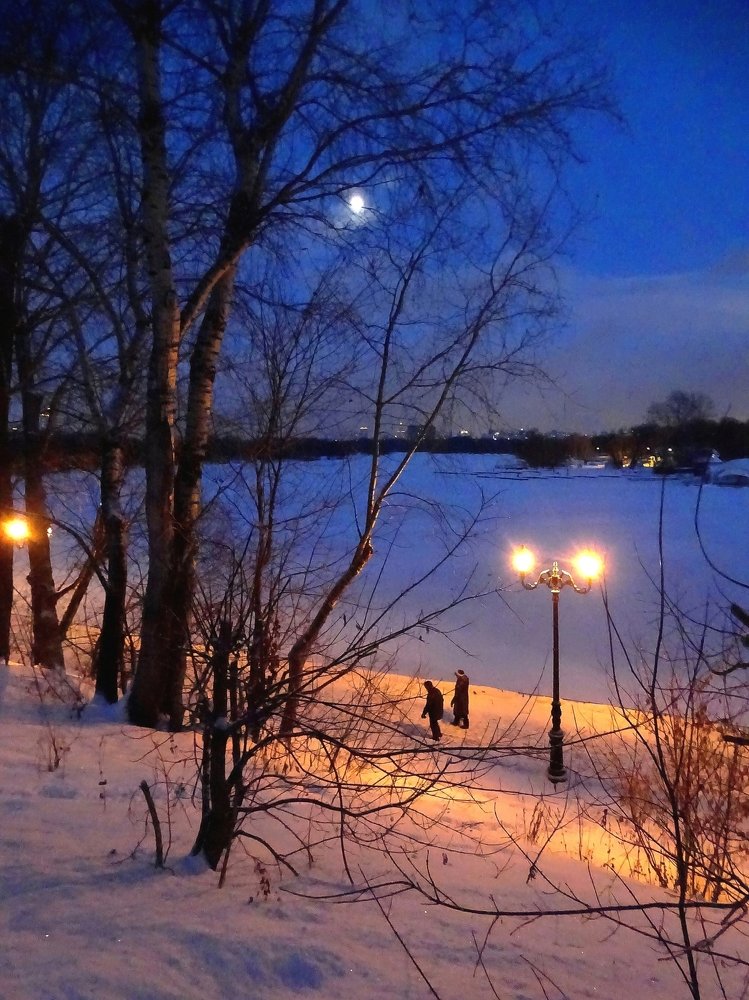 Прогулка под луной...