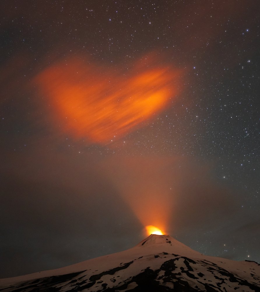 The heart of the volcano