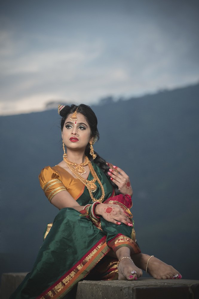 Pre Wedding Bride Alone