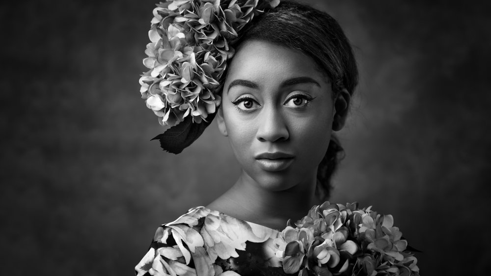 Jade and the flowers