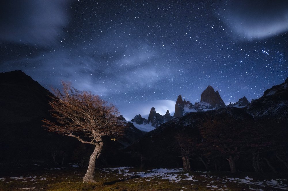 Ночной Fitz Roy