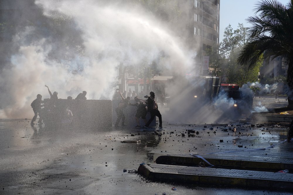Social unrest in Chile.