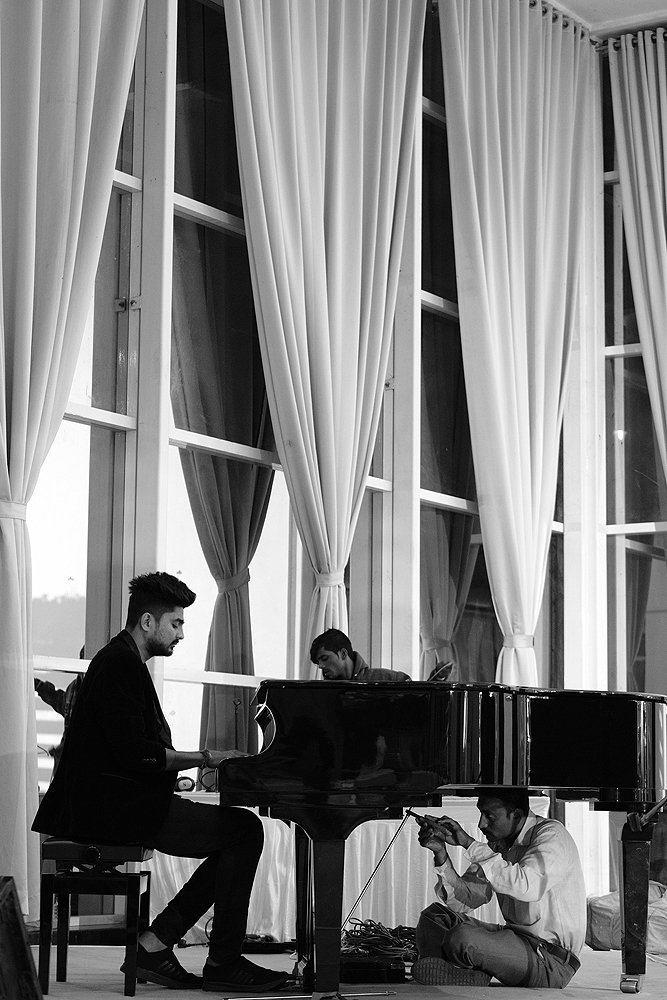 A performer and maintenance man