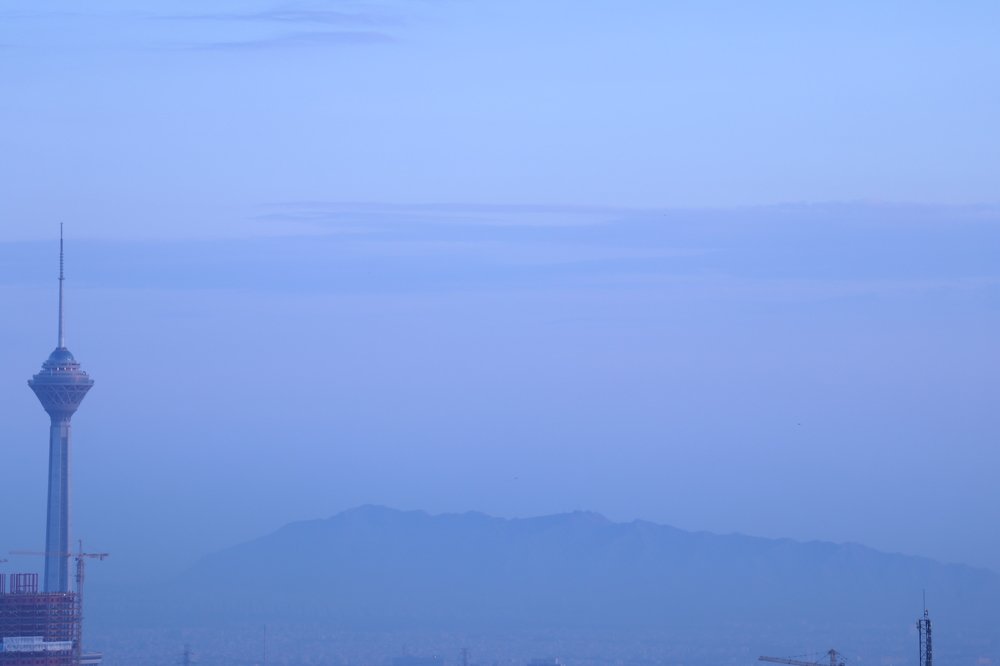 tehran sunset